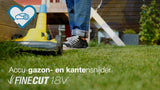Kompaktna vrtna kosilnica Gloria finecut 18v