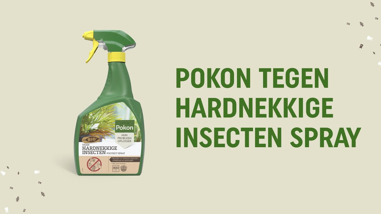 Pokon bio against hard-neck insect spray 800ml polysect spray