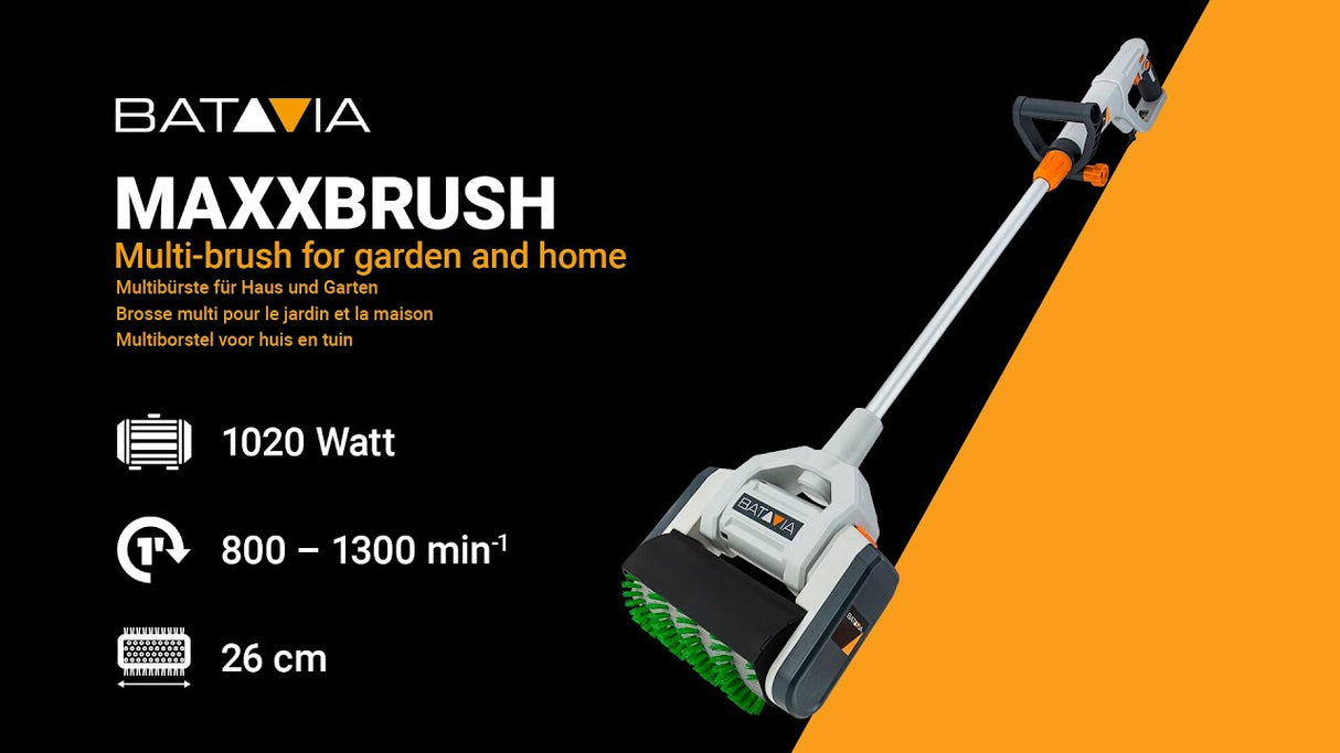 Scuab bíseach níolón glas Batavia maxxbrush