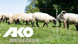 Ako producten schapennet titanlicht oranjezw 108cmx50m dubbele pen