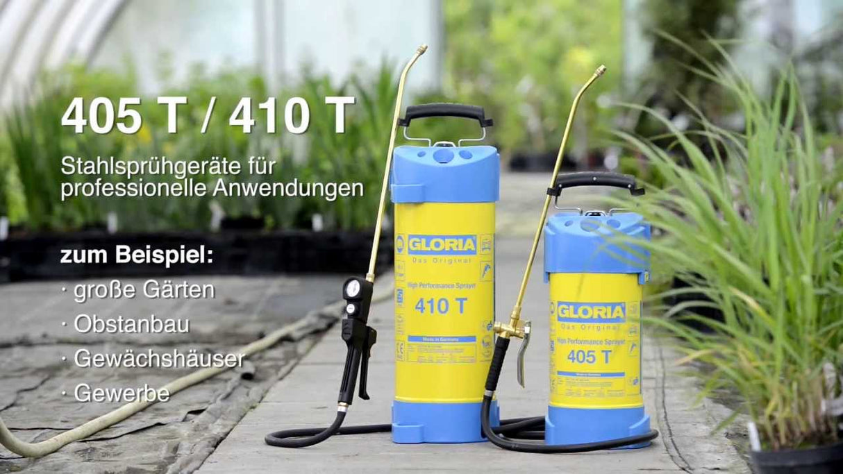 Gloria trykksprøyte 410t varmgalvanisert 10 liter