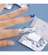 SIBel Nails hliníkové fólie se syntetickou houbou 50st.