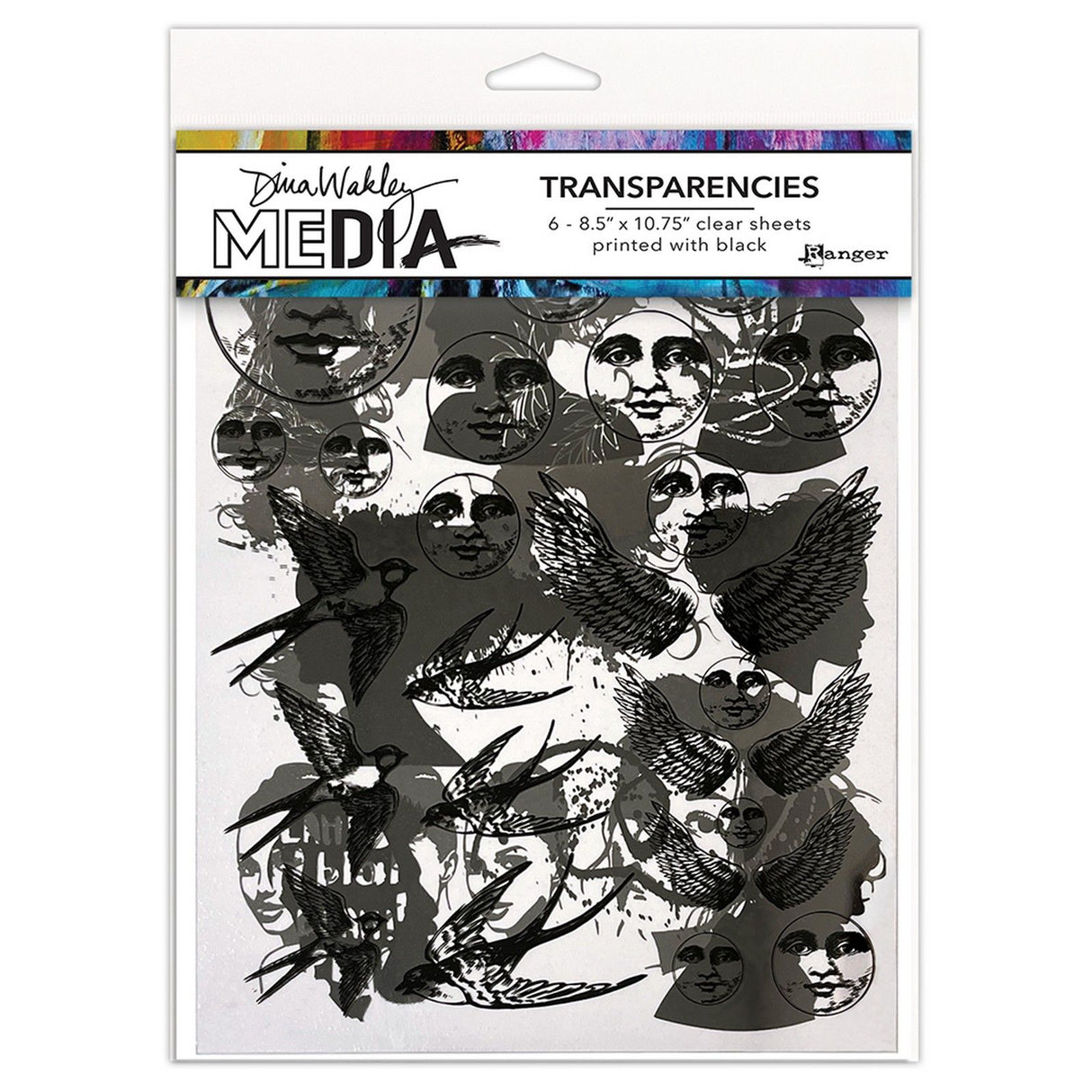 Ranger ink ranger • conjunto focal de transparências de mídia dina wakley 2