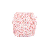 Leopard | old pink washable swim diaper