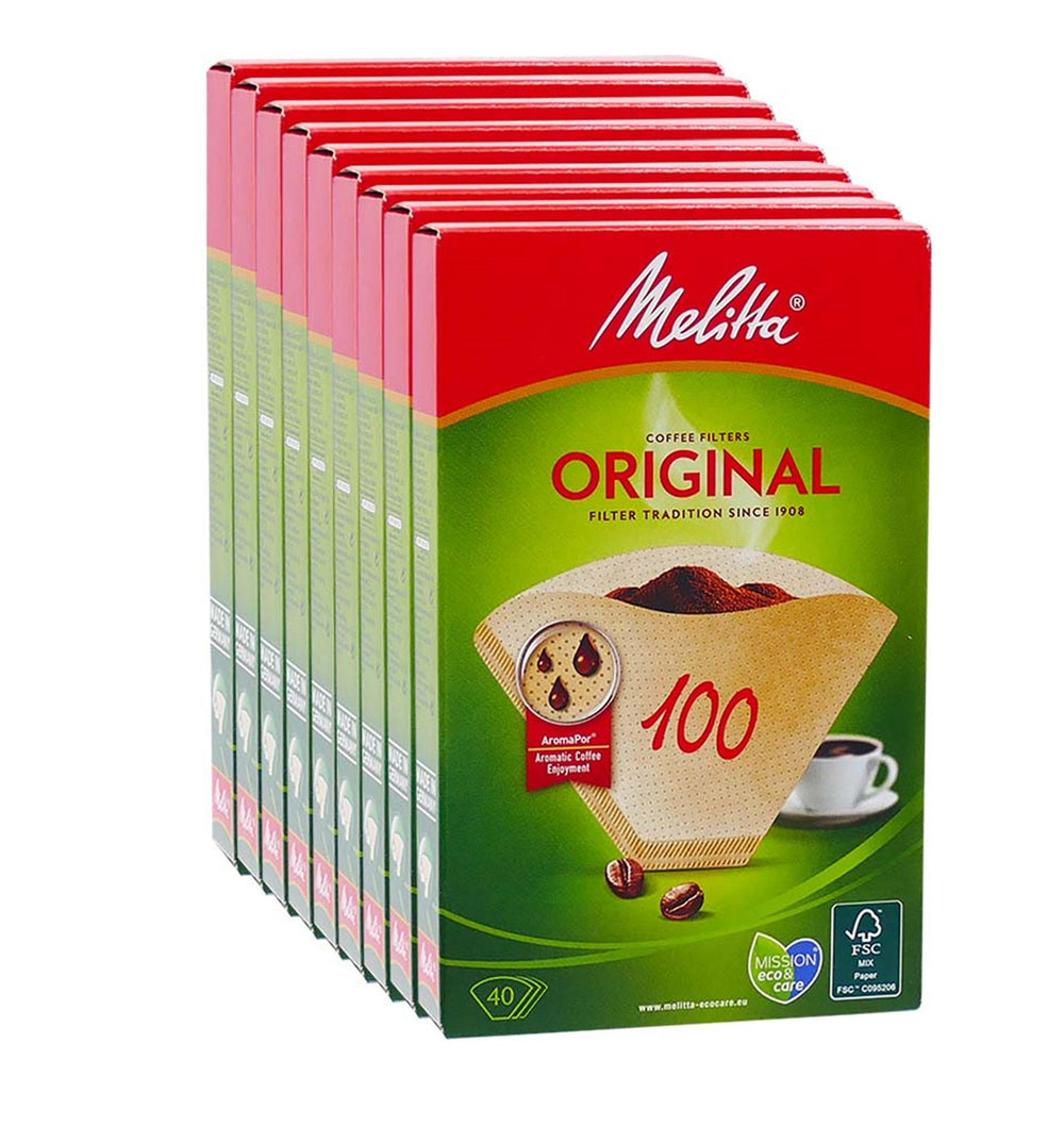 Filtri Melitta 100 40 marroni