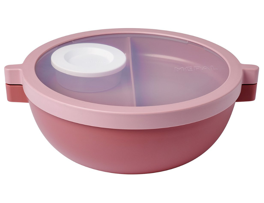 Mepal bento lunch bowl - vivid mauve - 4 compartments - 1.5 l