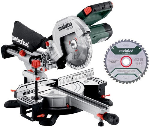 Metabo crosscut saw kgs 216 m set with pull function | latest model + extra saw blade - 613216900