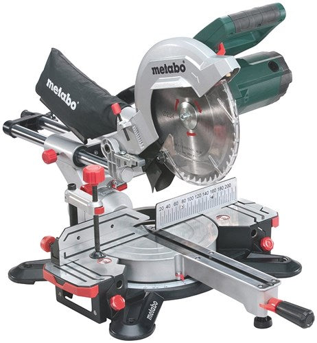Metabo KGS 254 M Compound Mitre Saw with Pull Function | with 2nd Saw Blade - 690828000