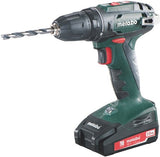 Metabo bs 18 | Chave de fenda sem fio 18 volts 2.0ah 2x2ah li-ion, carregador sc 30 - 602207560