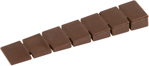 Metafranc furniture wedge 1-8mm brown w - wu0440156