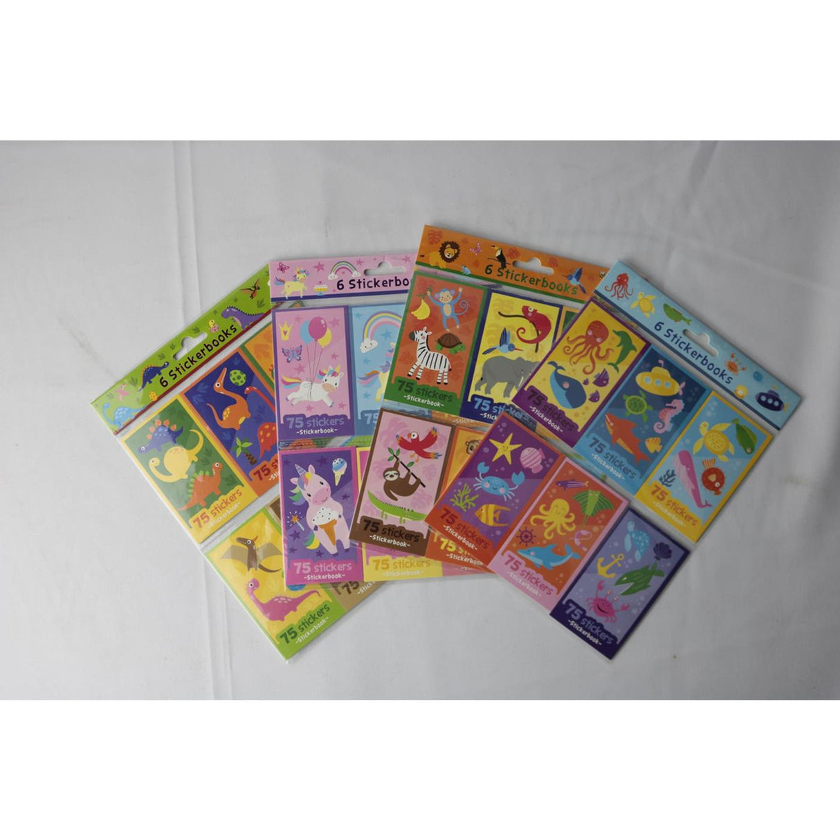 Wins holland sticker hand-out booklets underwater world, 6 pcs.