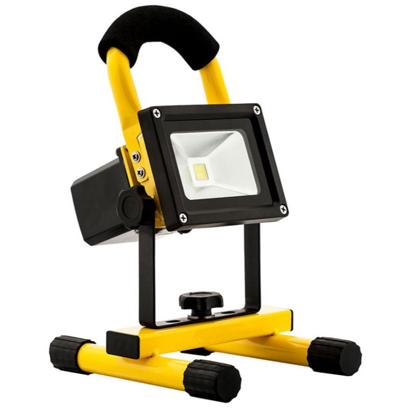 LED work light on stand