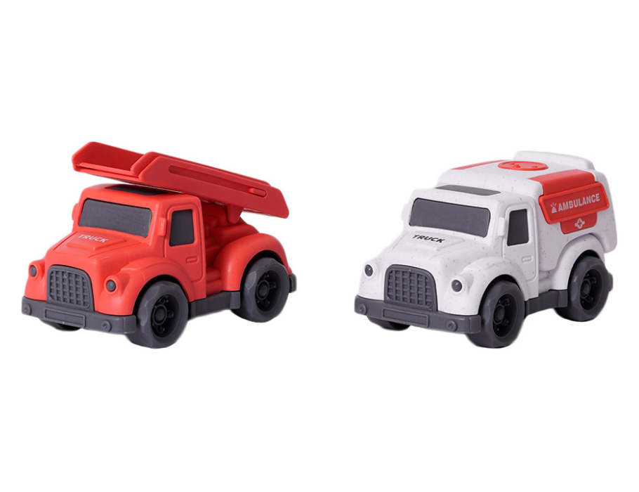 Bio toys bioplastic truckset - klein