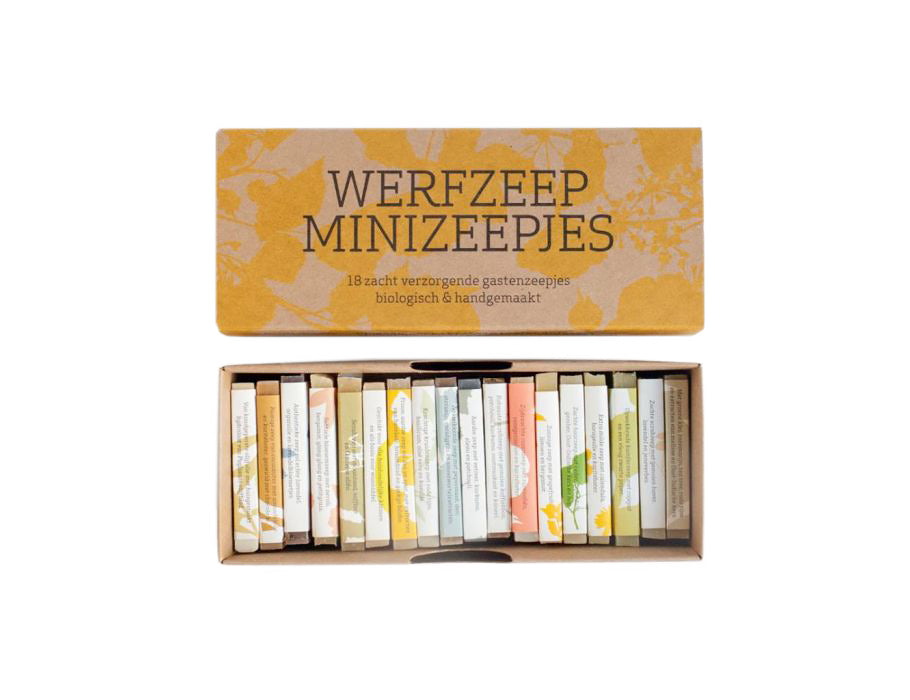 Werfzeep gift box - mini soaps - 18 pcs.