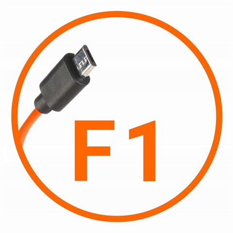 MIOPS CAMERA CONNECTION CABLE FUJIFILM F1 Orange