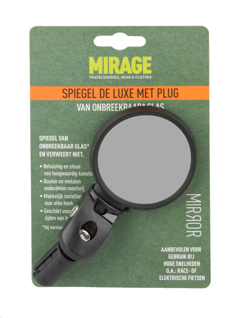 Mirage mirror black in the steering wheel