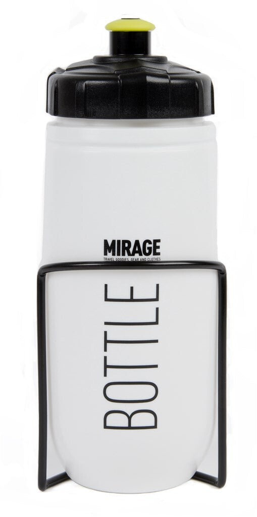 Mirage Bidon 600 ml stjärnvit med ALU-innehavare