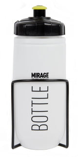 Mirage Bidon 600 ml stjärnvit med ALU-innehavare