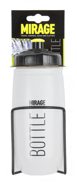 Mirage Bidon 600 ml stjärnvit med ALU-innehavare