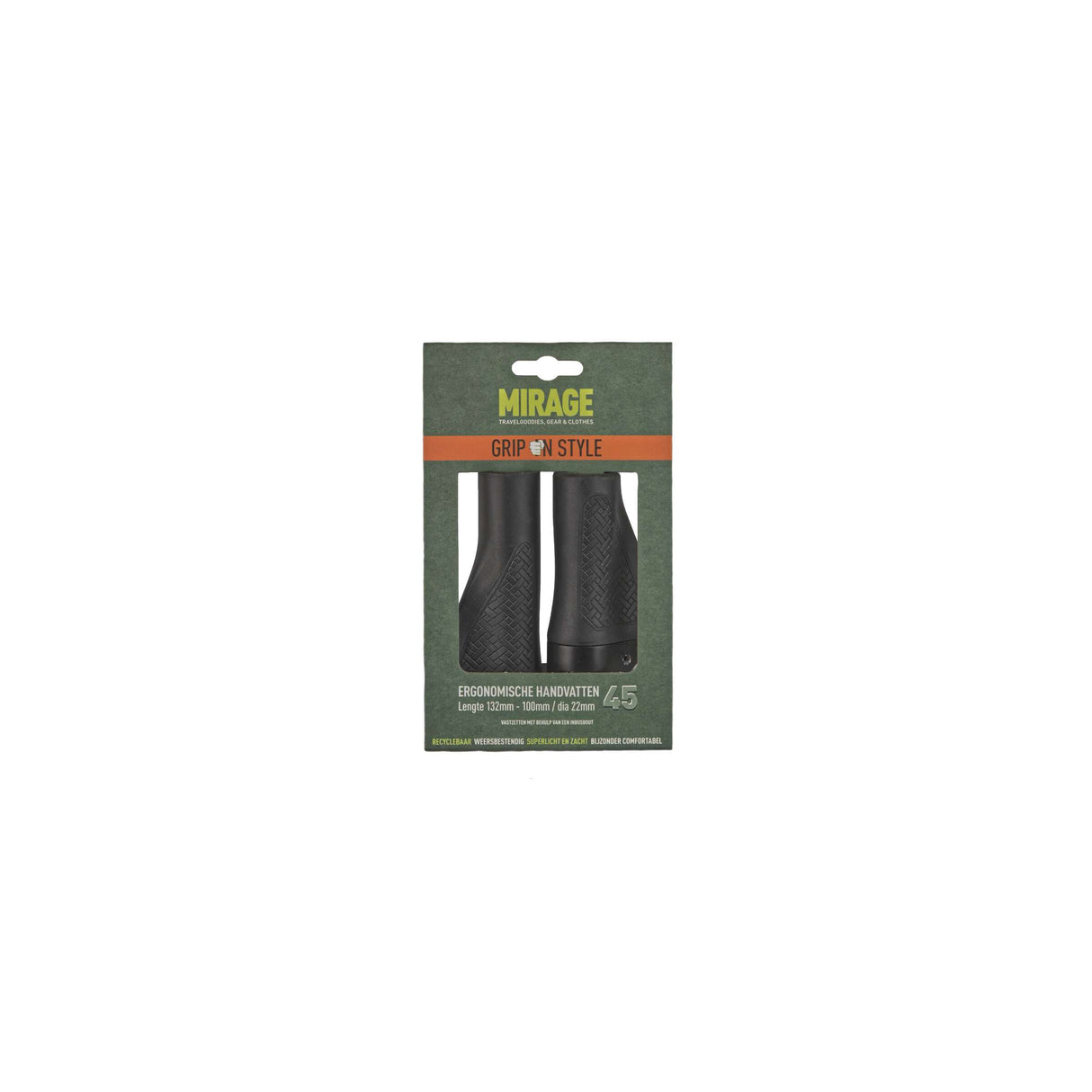 Mirage Fiets Slot 45 - 132 100mm - Zwart