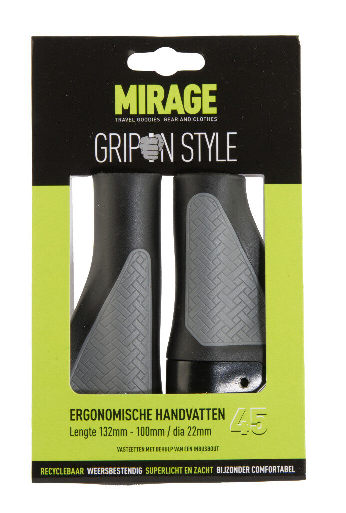 Mirage Vëlohandler - gemittlech haltbar - schwaarz gro