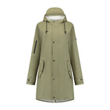 Mirage trench coat rainfall soft touch size m green