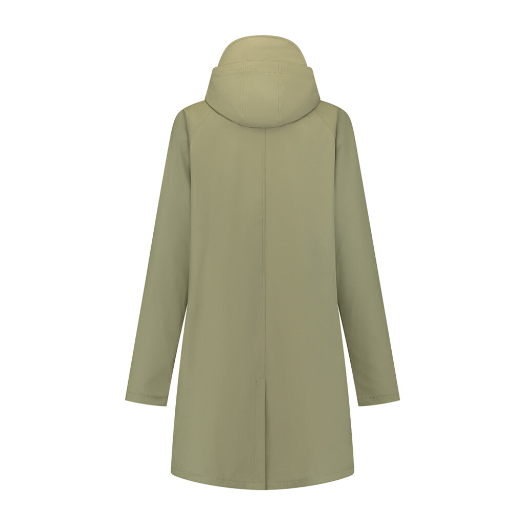 Mirage trench coat rainfall soft touch size m green