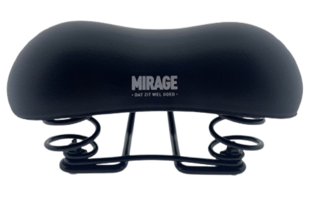 Mirage saddle tour comfort with suspension shorty, black