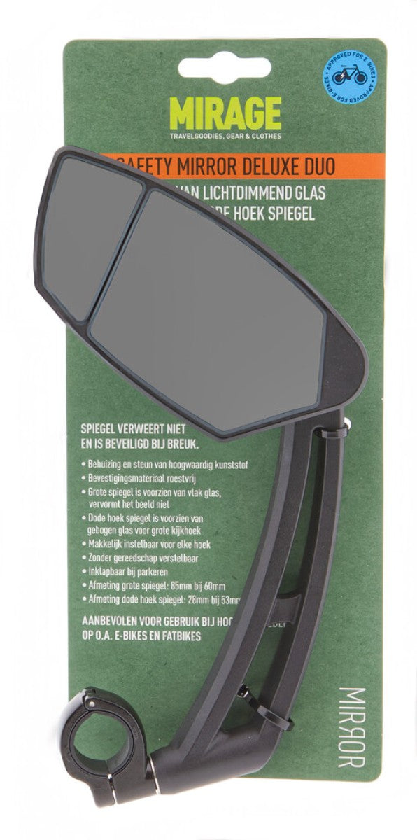Mirage mirror deluxe duo dimming glass e-bike left
