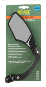 Mirage steering mirror adjustable 10 x 5 cm black