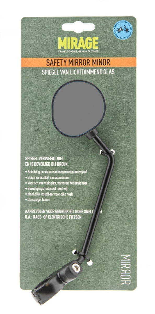 Mirage Mirror Minor With Light Dimming Glass Left on Card