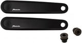 Sæt krumtap med e-cykel aluminium 170 mm sort