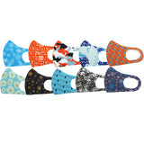 Aro houseware mondkapje stof assorti kleuren 17,5x12,5