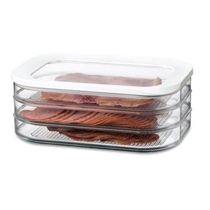 Mepal modula meat box 3-layer white lid | 2 pcs