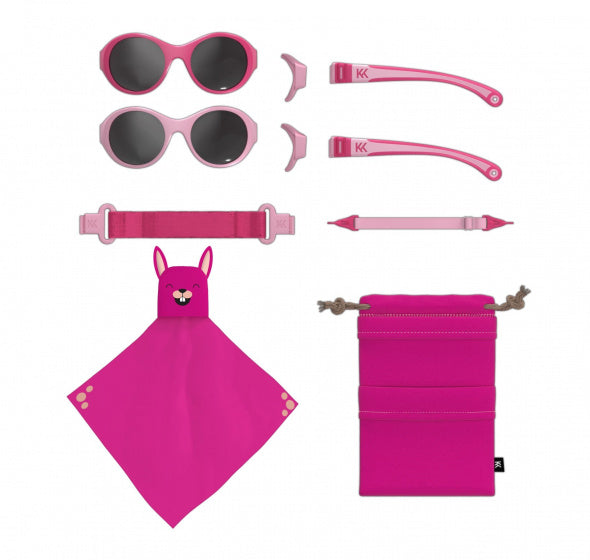 MOKKI CAGGIO CAMBIARE OCCHI SULLI DELLA BAMBINI 0-2 ANNI PINK 2 pezzi