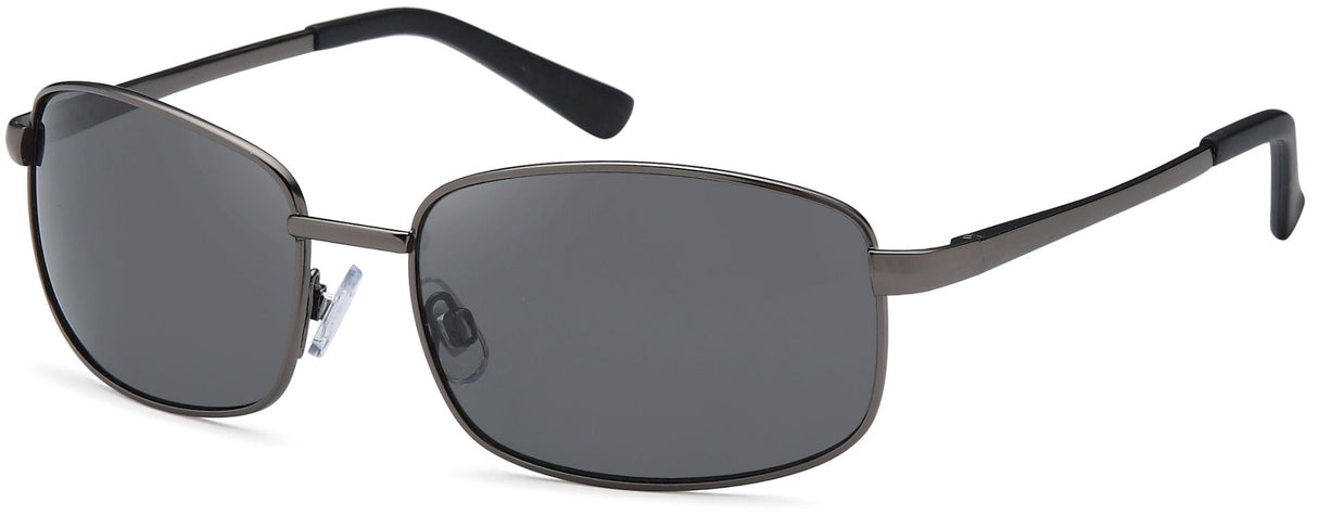 Spektrum Sonnebrëll Männer Quadrat Metal