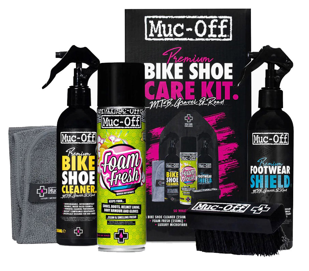 Muc-off premium bike shoe care kit shoe cleaner