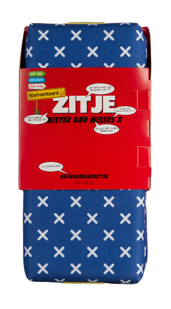 Newlooxs nietverkeerd zitkussen voor bagagedrager mister misses x