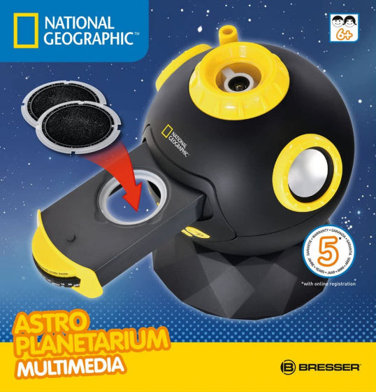 National Geographic Astro Planetarium Junior 16 cm Schwarzgelb