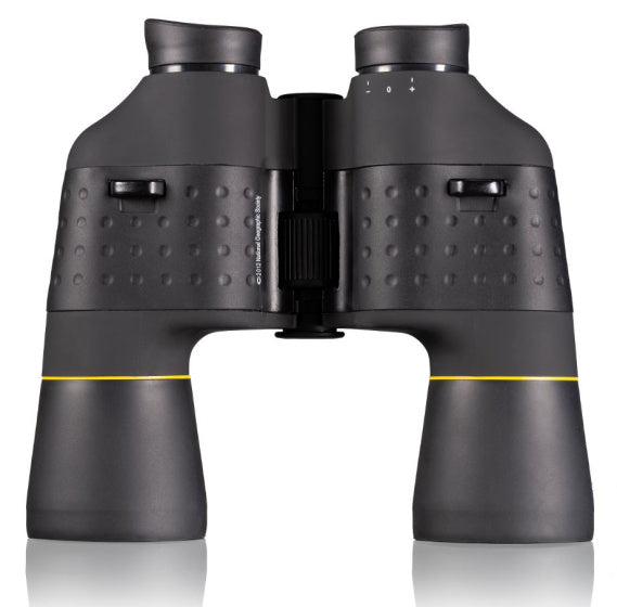 National Geografisches Fernglas 10x50 Porro Prisma Staal Schwarz