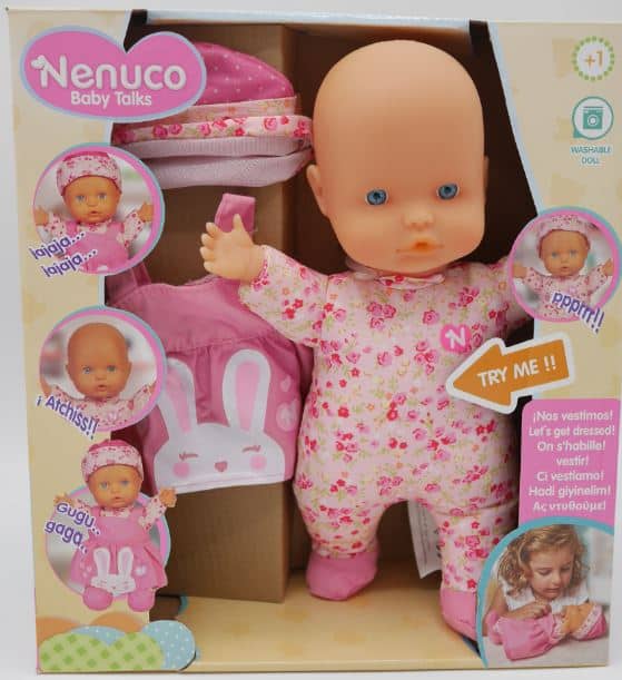 Panenka Famosa Nenuco s různými zvuky a navíc oblečení