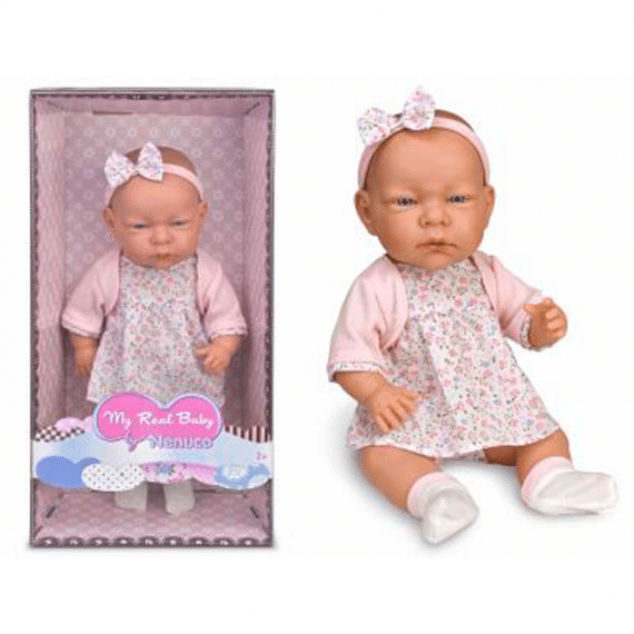 Famsa nenuco moje skutečné dítě, dětské pop, které vypadá jako skutečné dítě - růžové 42 cm vysoké