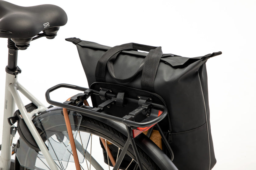 Nueva bolsa de compras negras de Looxs 24L - Poliéster - Negro - Hooks