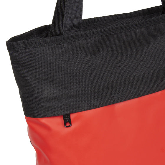 Bike carbon water -repellent shopper bicycle bag 21l red
