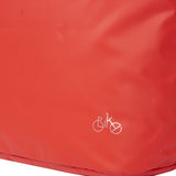 Bike carbon water -repellent shopper bicycle bag 21l red