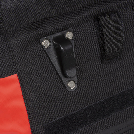 Bike carbon water -repellent shopper bicycle bag 21l red