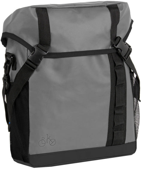 Wodoodporna torba rowerowa na ramię Bike Carbon 12l, szara