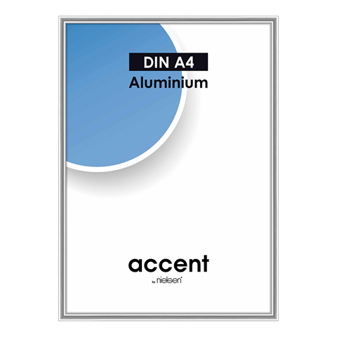 Nielsen Design Nielsen Photo Frame 52123 Accent Glossy Silver 21x29.7 cm