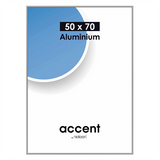 Nielsen Design Nielsen Photo Frame 52724 Accent Mat Silver 50x70 cm