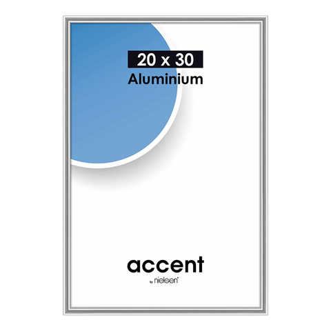 Nielsen Design Nielsen Photo Frame 53523 Accent Glossy Silver 20x30 cm